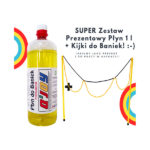 Bańki Mydlane - Płyn do Baniek 1litr + Kijki do Baniek Trzy Oczka